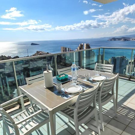 Appartamento Skyline 31 Terraza Privada Con Vistas Al Mar Benidorm Esterno foto