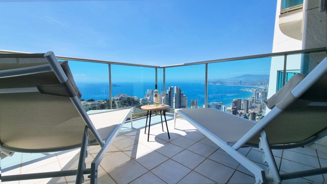 Appartamento Skyline 31 Terraza Privada Con Vistas Al Mar Benidorm Esterno foto