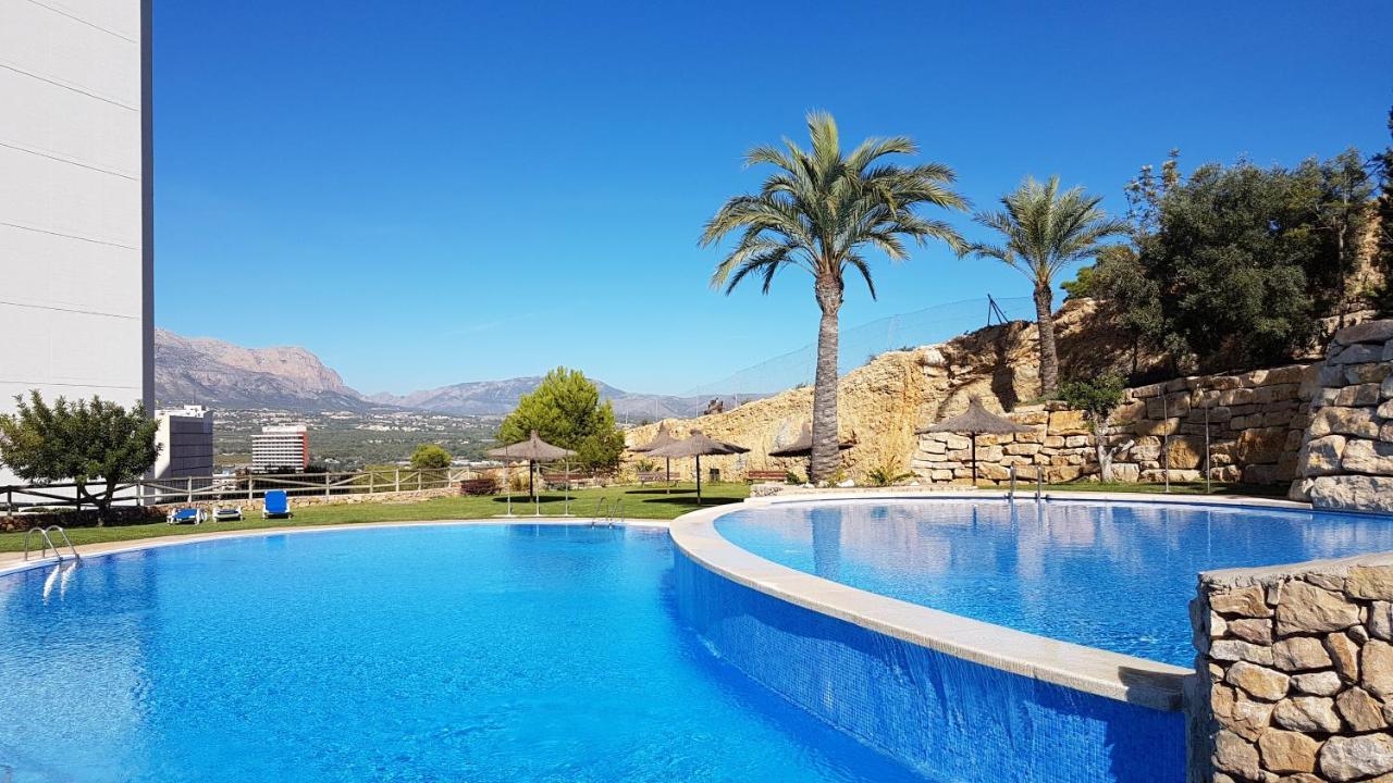 Appartamento Skyline 31 Terraza Privada Con Vistas Al Mar Benidorm Esterno foto