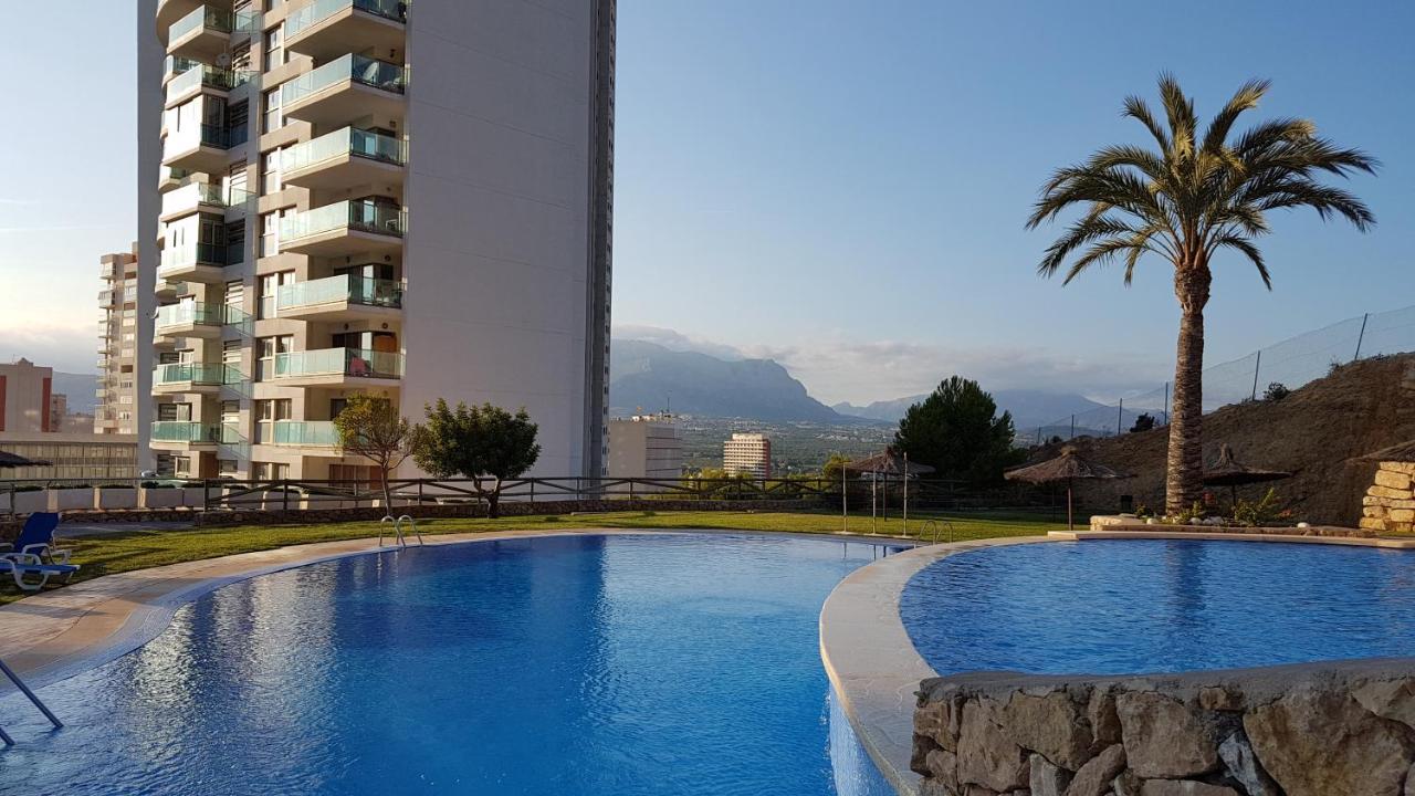 Appartamento Skyline 31 Terraza Privada Con Vistas Al Mar Benidorm Esterno foto