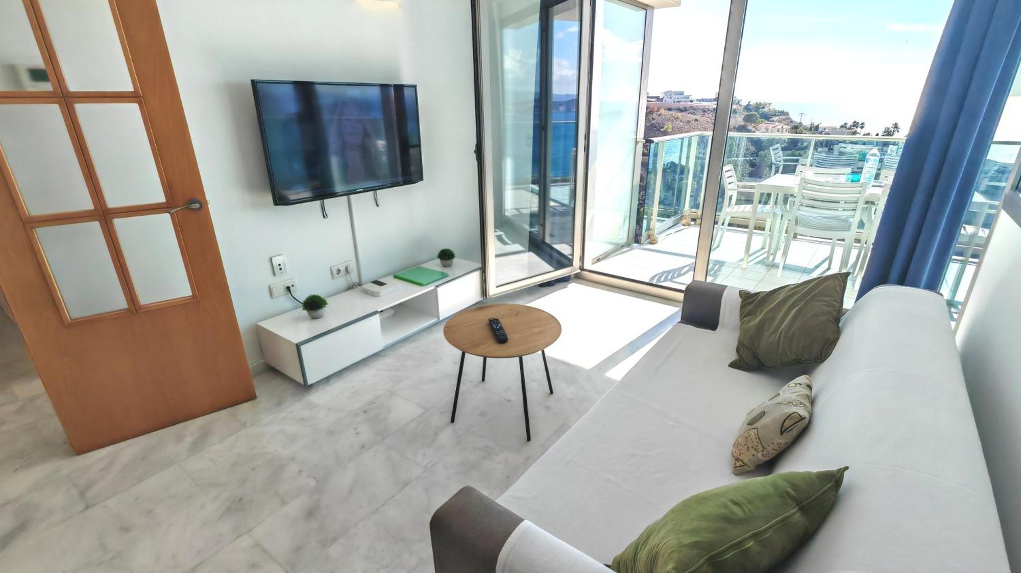 Appartamento Skyline 31 Terraza Privada Con Vistas Al Mar Benidorm Esterno foto