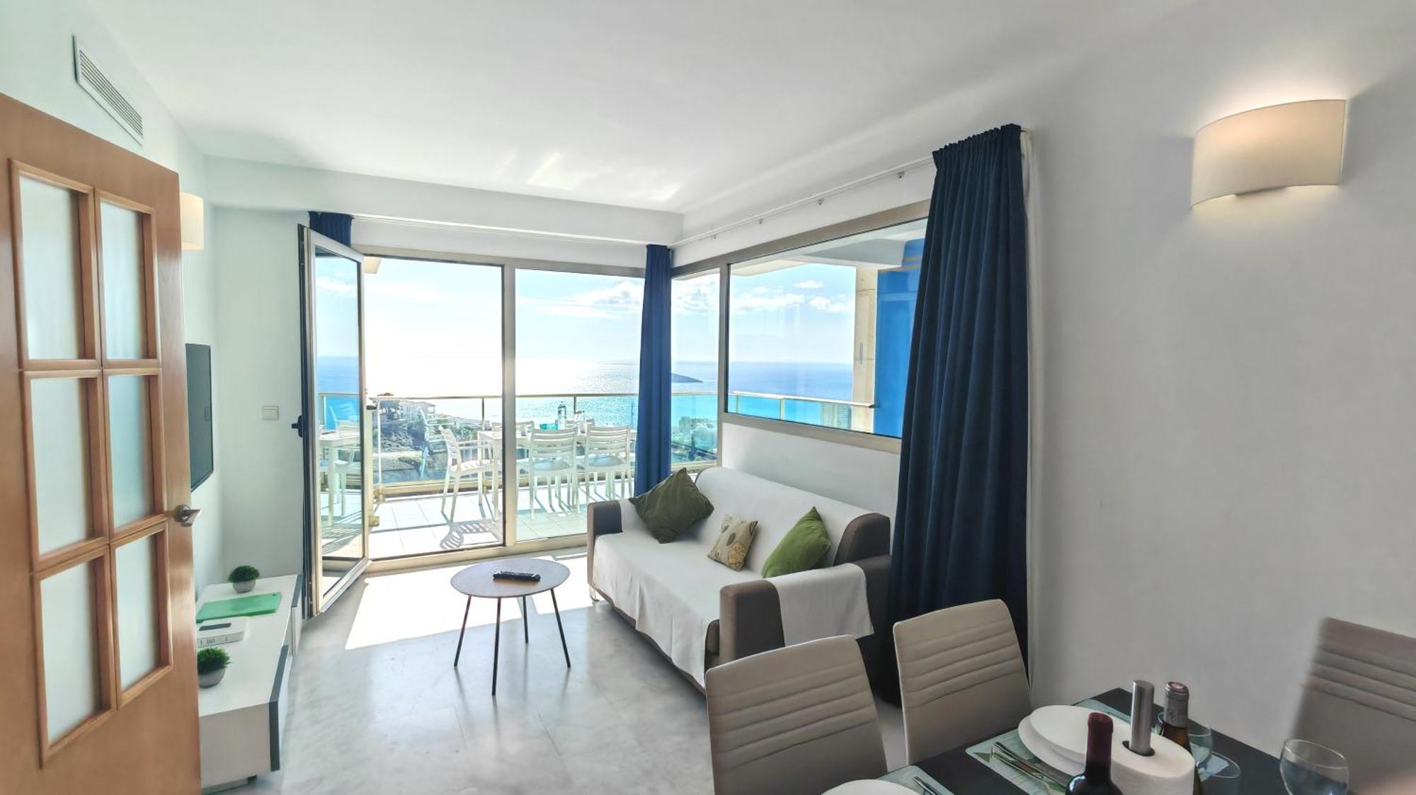 Appartamento Skyline 31 Terraza Privada Con Vistas Al Mar Benidorm Esterno foto